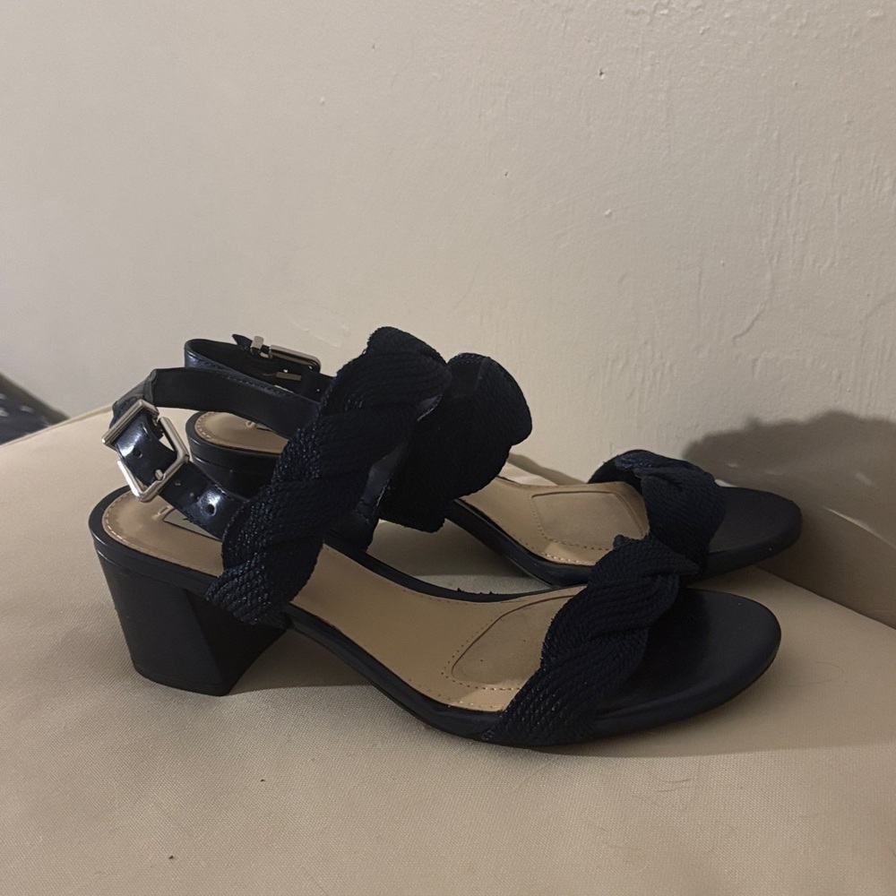 Alex Marie Black Knotted Sandals
